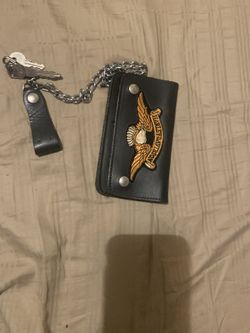 Vintage Harley-Davidson Men’s Chain Wallet 