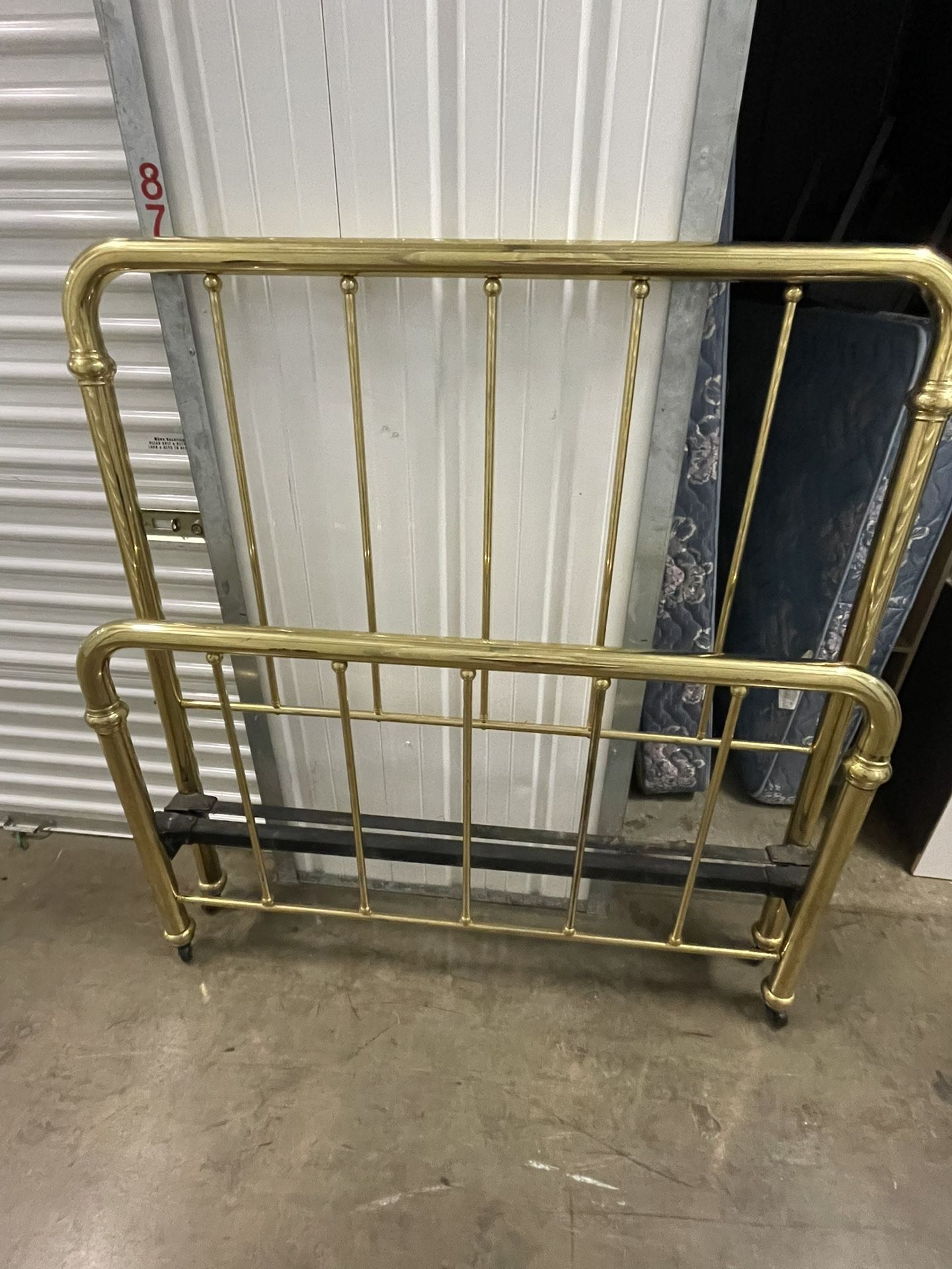 Antique Full Size Brass Bed