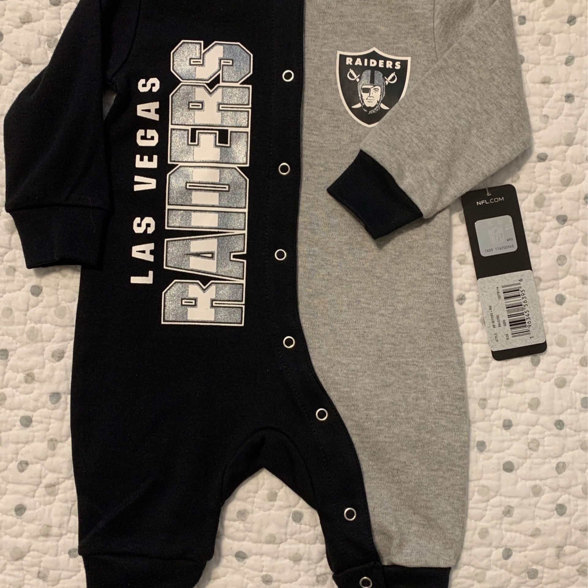 Raiders Baby NFL Las Vegas Raiders Jumpsuit