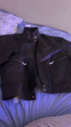 Veda Harrison oversized bomber cocoa