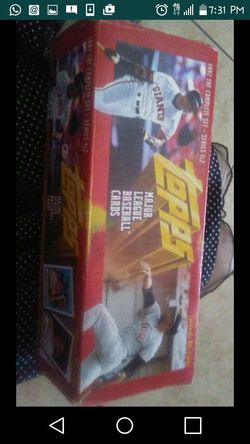 Topps major league baseball cards