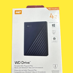 External Hard Drive 4TB NEW