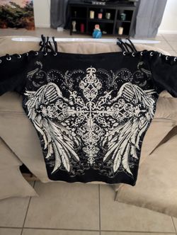 Women's laced top