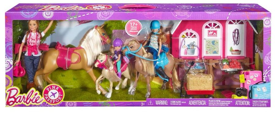 Barbie best sale ranch set