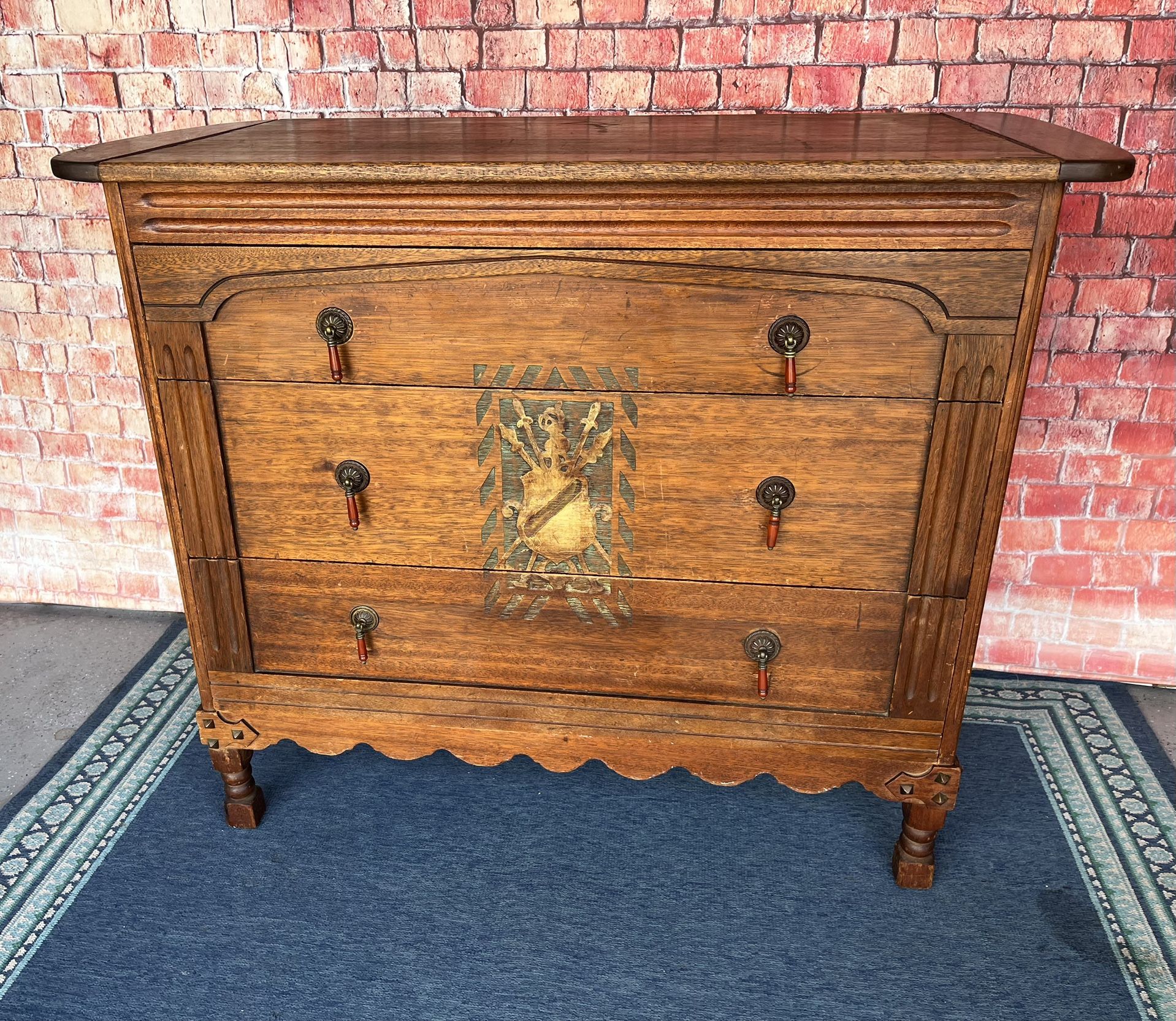 Antique Dresser Kroehler Del Rey 1930 Solid Wood Excellent Condition 