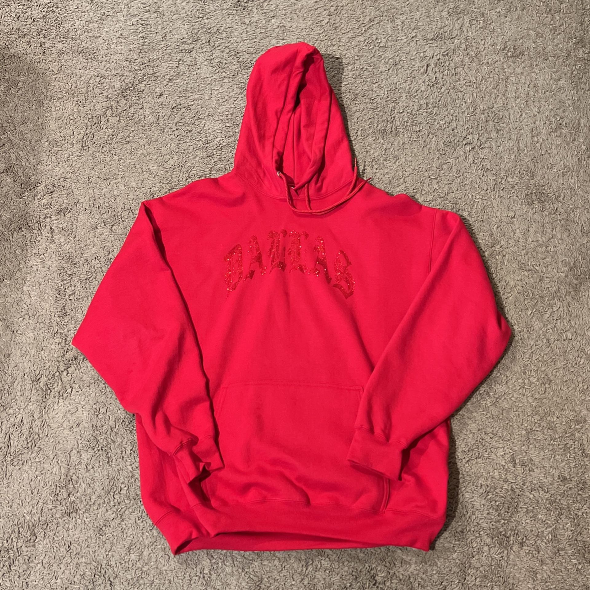 NEW EL CHUY RED DALLAS hoodie size XL nike adidas