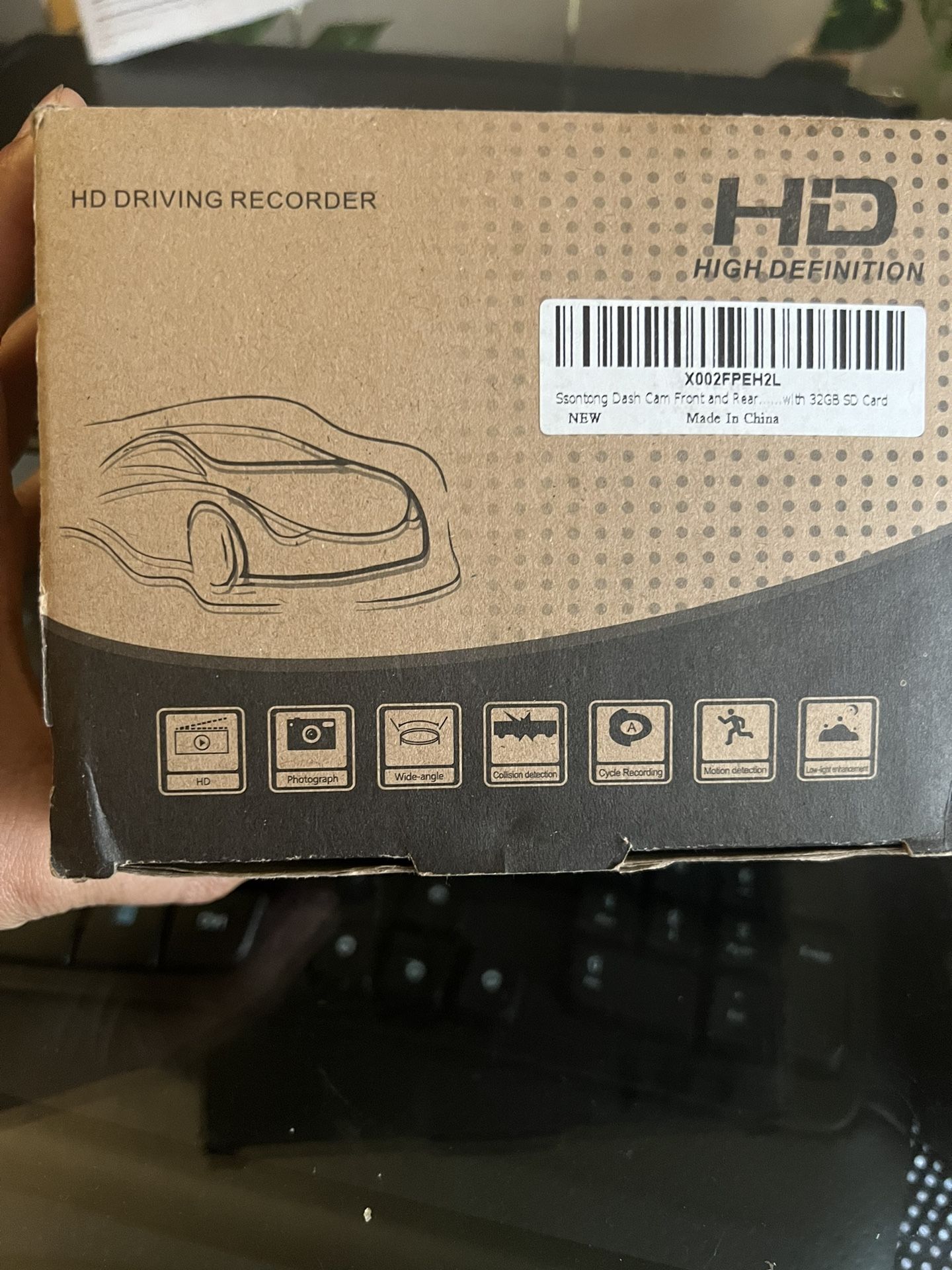 Dash Cam Front and Rear, Dash Camera for Cars 1080P Full HD Dual Dash Cam 3" IPS Screen in Car Camera Front and Rear Night Vision,170°Wide Angle Motio