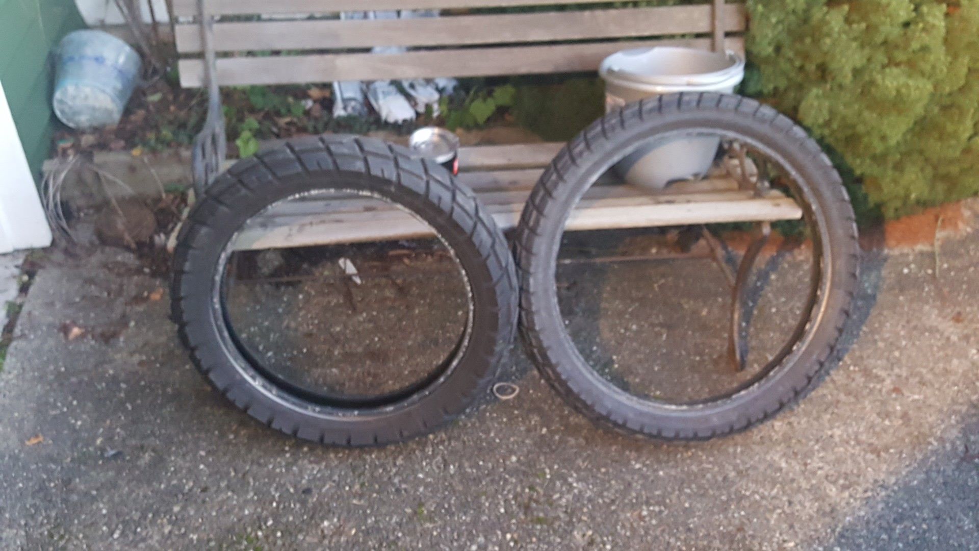 Excellent condition dual sport tires Shinko Trail Master