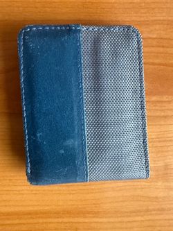 Genuine Leather Wallet – Navy Blue