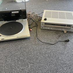 Technics Turntable And Receiver