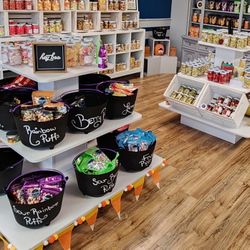 White Display Shelves