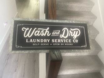 Laundry sign