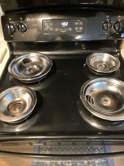 GE Stove Drip Pans Aluminum Full set