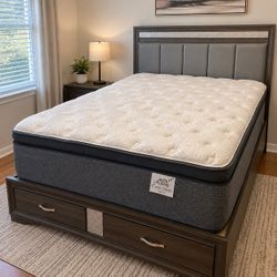 Brand New 14” Pillow Top Queen Size Mattress – Top Quality & Fast Same-Day Delivery 🚛 All Sizes Available!