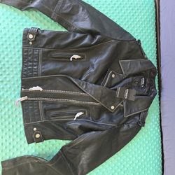 Women's Real Leather Jacket - Medium
