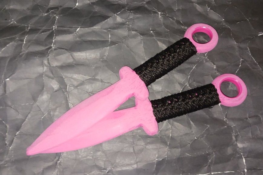 Martial Arts Training Polypropylene Kunai Knives Dull Set