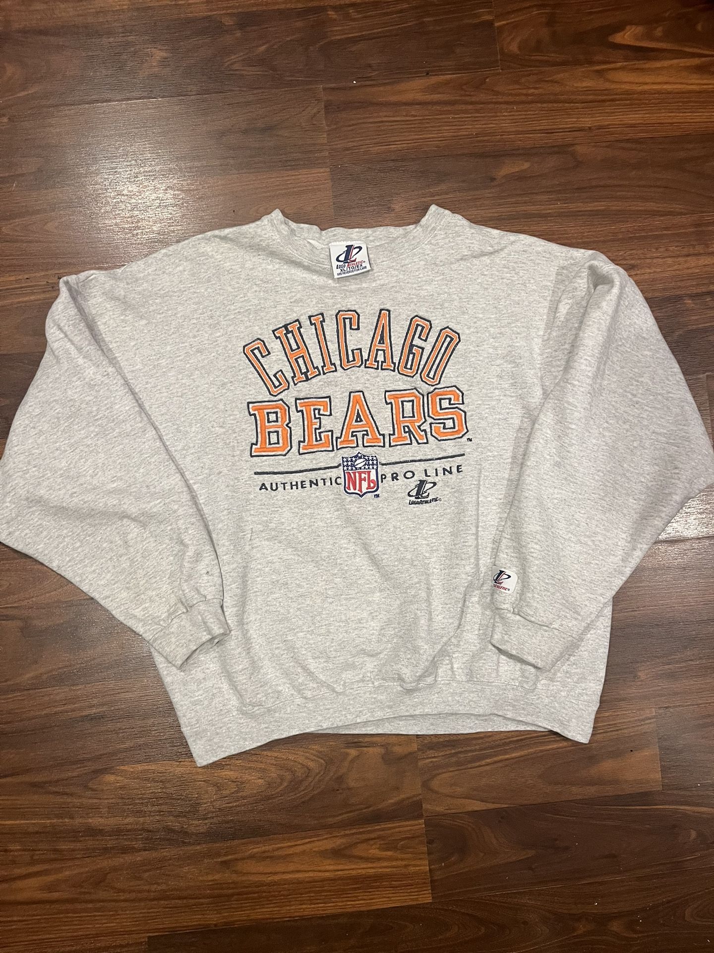 Logo Athletic Chicago Bears 🐻 Pullover Sweatshirt Size XL