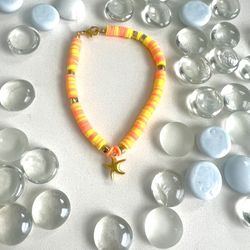 Coastal Charms Clay Bead Anklet( Bracelet 