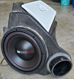 Polaris rzr mb quart 10" subwoofer box