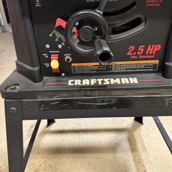 Craftsman 2.5 HP Table Saw