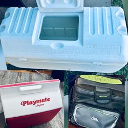 Coleman, IGLOO & Arctic Zone Ice Chests, Roller Ice Chest (118 Cans) Large, Medium & Small