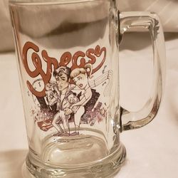 Grease Beer Clear Glass Mugs
