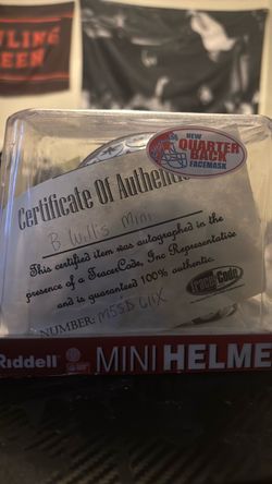 Authentic Ohio State Bill Willis #99 – 1948 National Championship Riddell Mini Helmet