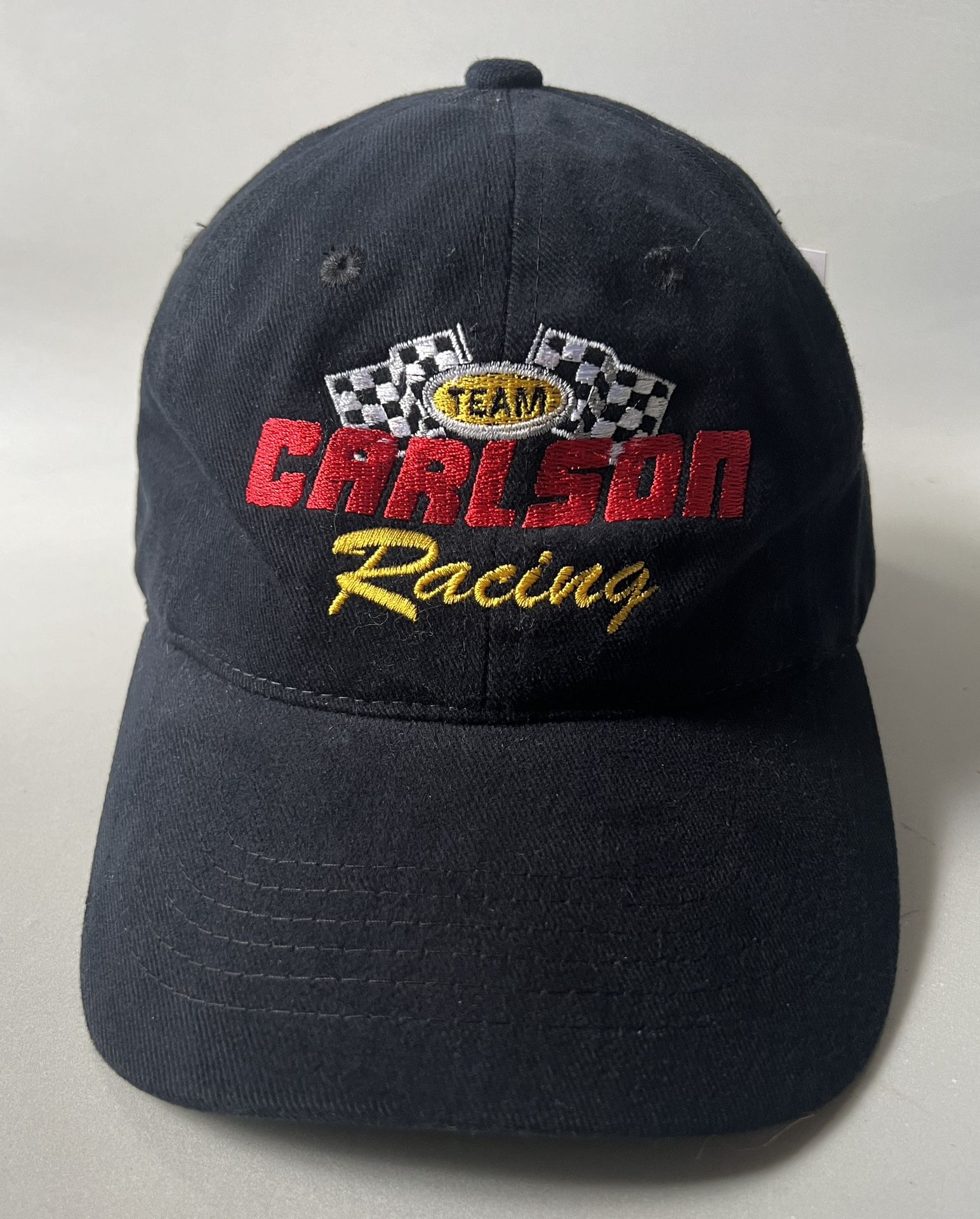 Sportsman Team Carlson Racing Adjustable Cap Hat Black  