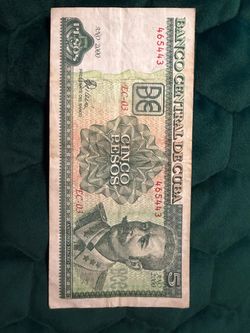 2020 cinco pesos cubanos de Antonio Maceo