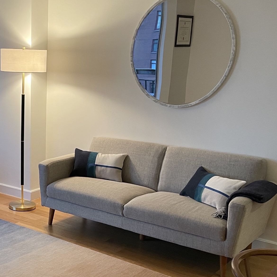 Oliver sofa west elm reviews best sale