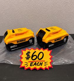 New Dewalt 20V Max 5.0Ah Battery