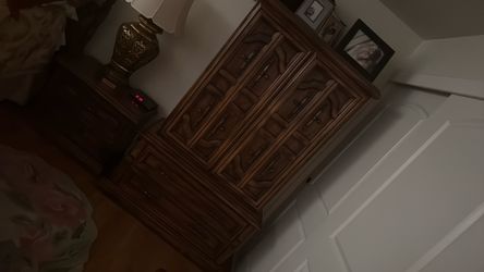 Bedroom set solid wood king