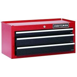 Craftsman 26" In 3 Drawer Heavy Duty Middle Tool Chest Box Storage Cabinet