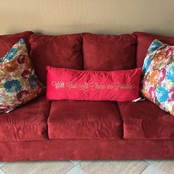 Couch 3 Set… Like New 2 Yrs Old - 2/23 Garage sale - Los prados Antioch CALI