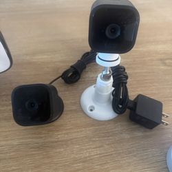 Blink mini home And Per Camera 2 Camera Set