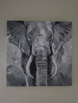 Elephant Canvas Wall Art