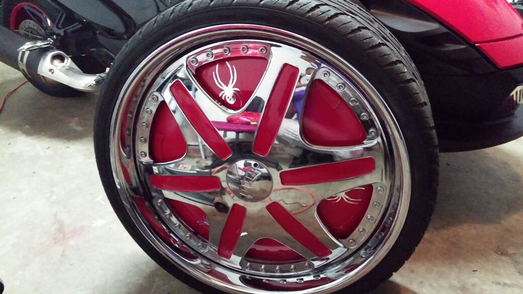 24" floater Spinner rims