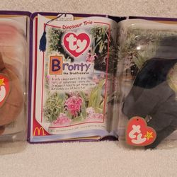 McDonald's Ty Rare Error Dinosaur Trio 