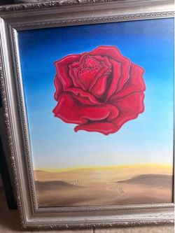 Rose art portrait