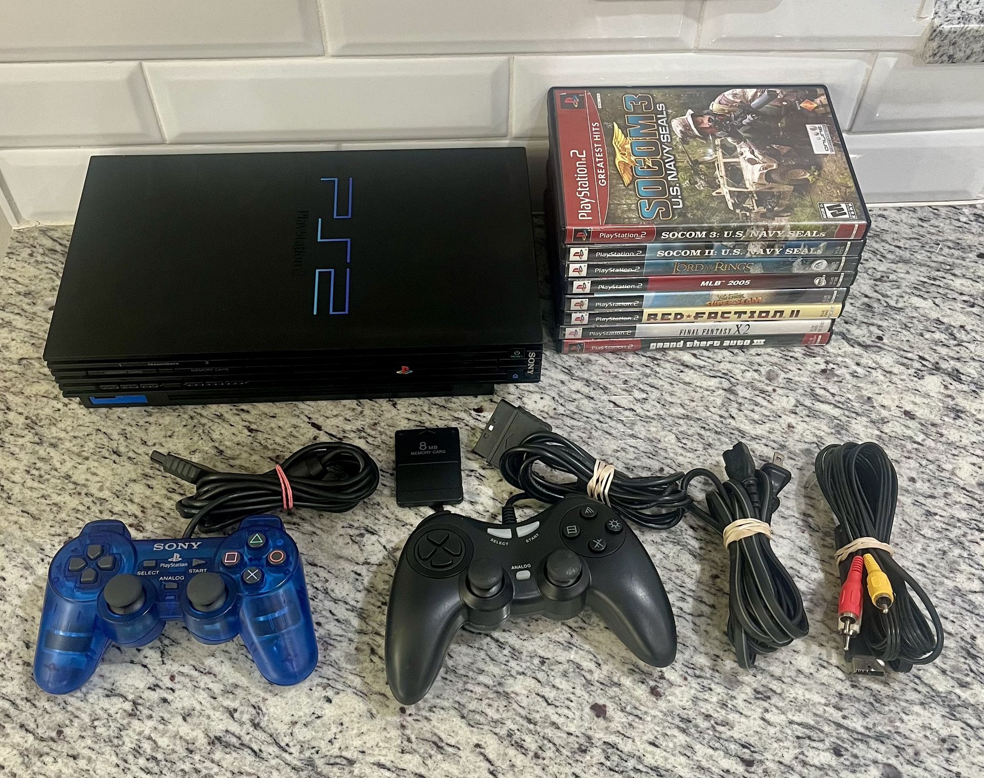 PlayStation 2 with Games