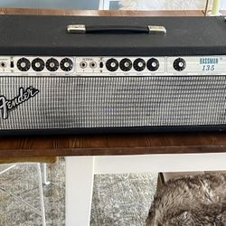 Fender USA 1970’s Silver face Baseman 135 Amp Head
