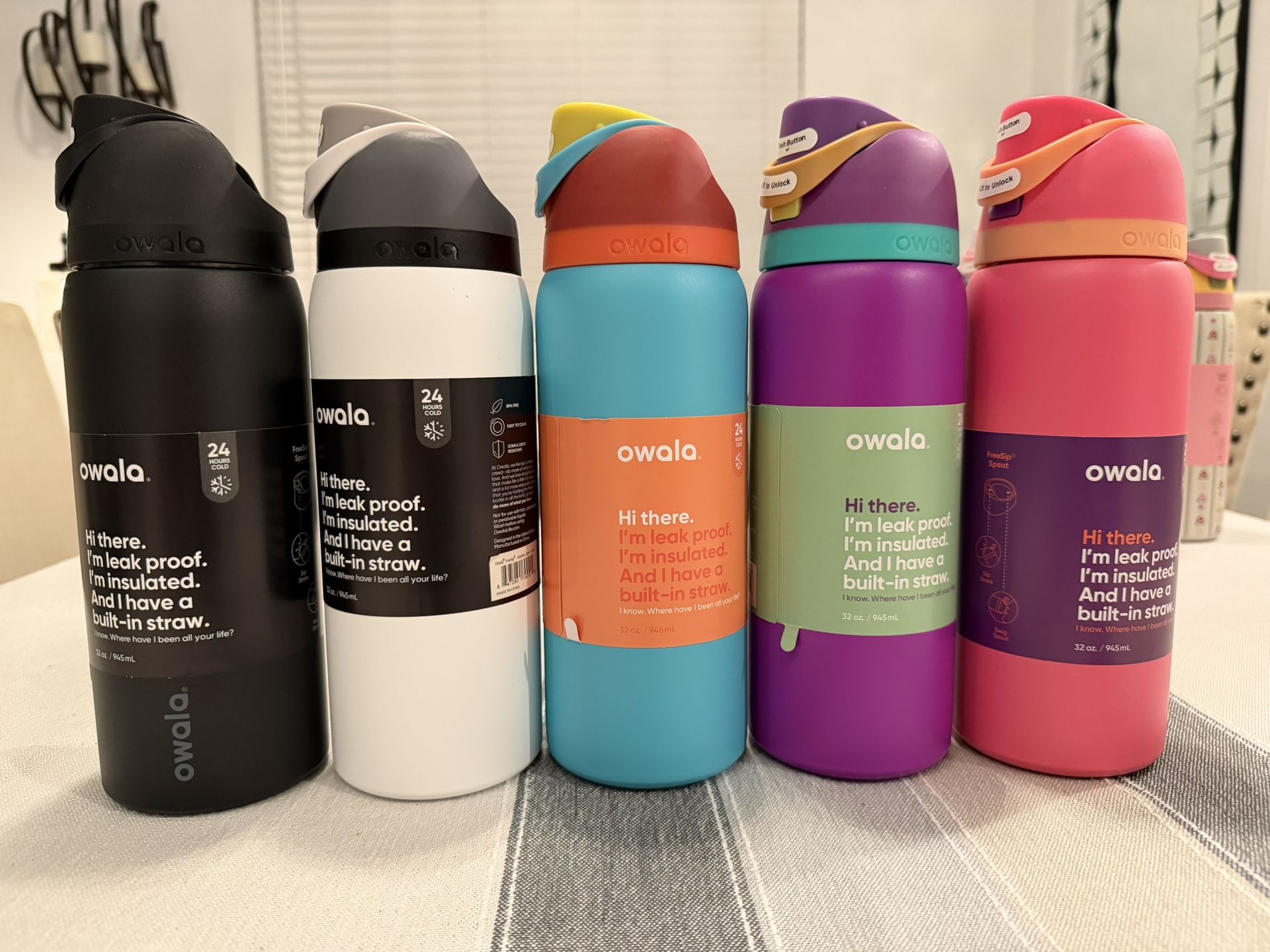 32oz Owala Tumblers Many Colors Available Laser Engraved