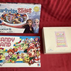 Lot POTTERY BARN KIDS PUZZLE DISNEY FROZEN II CANDY LAND BOARD  GAME ‼️ Price Is FIRM ‼️