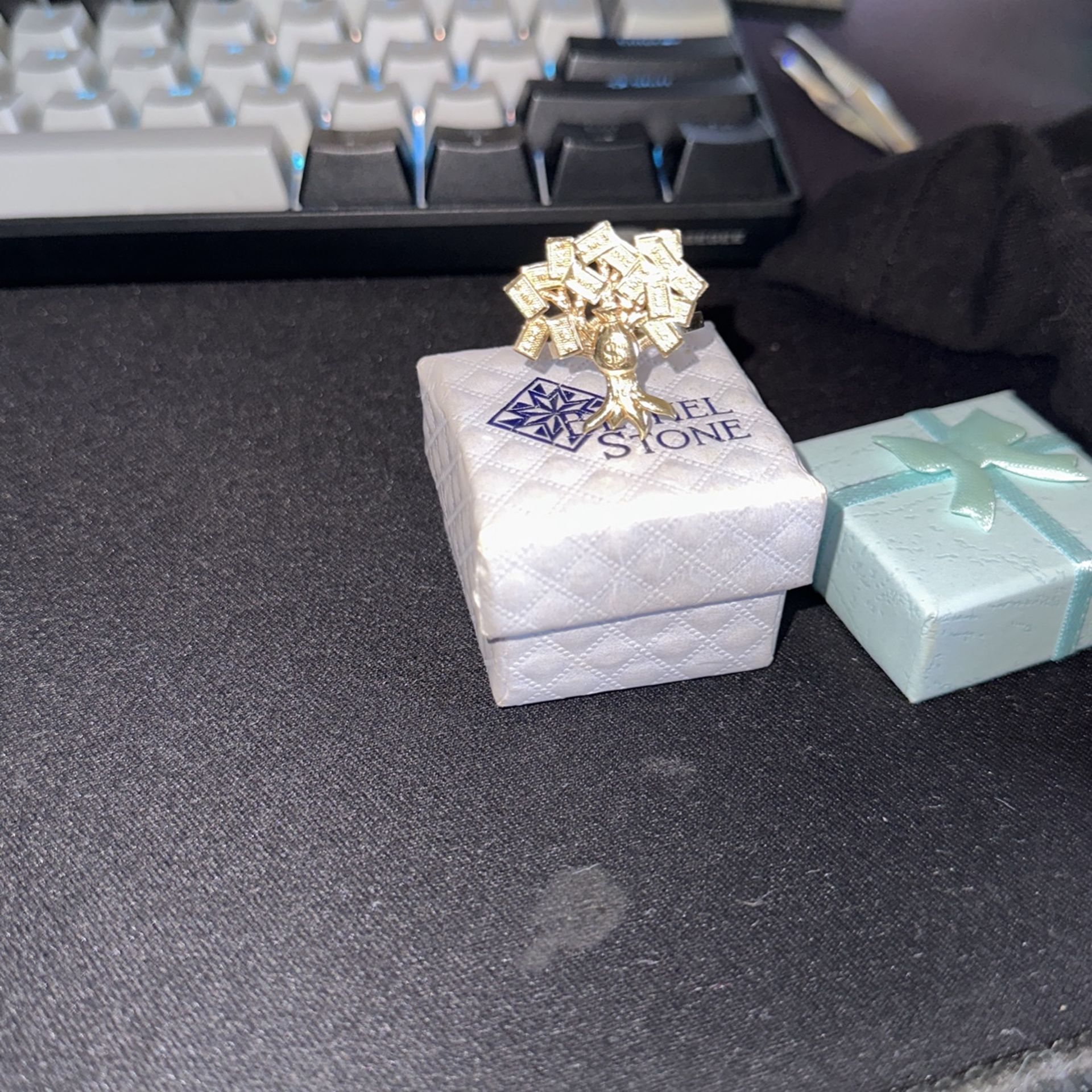 10k Gold Money Tree Ring