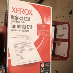 New  Xerox Business Printer Paper $13 Ea