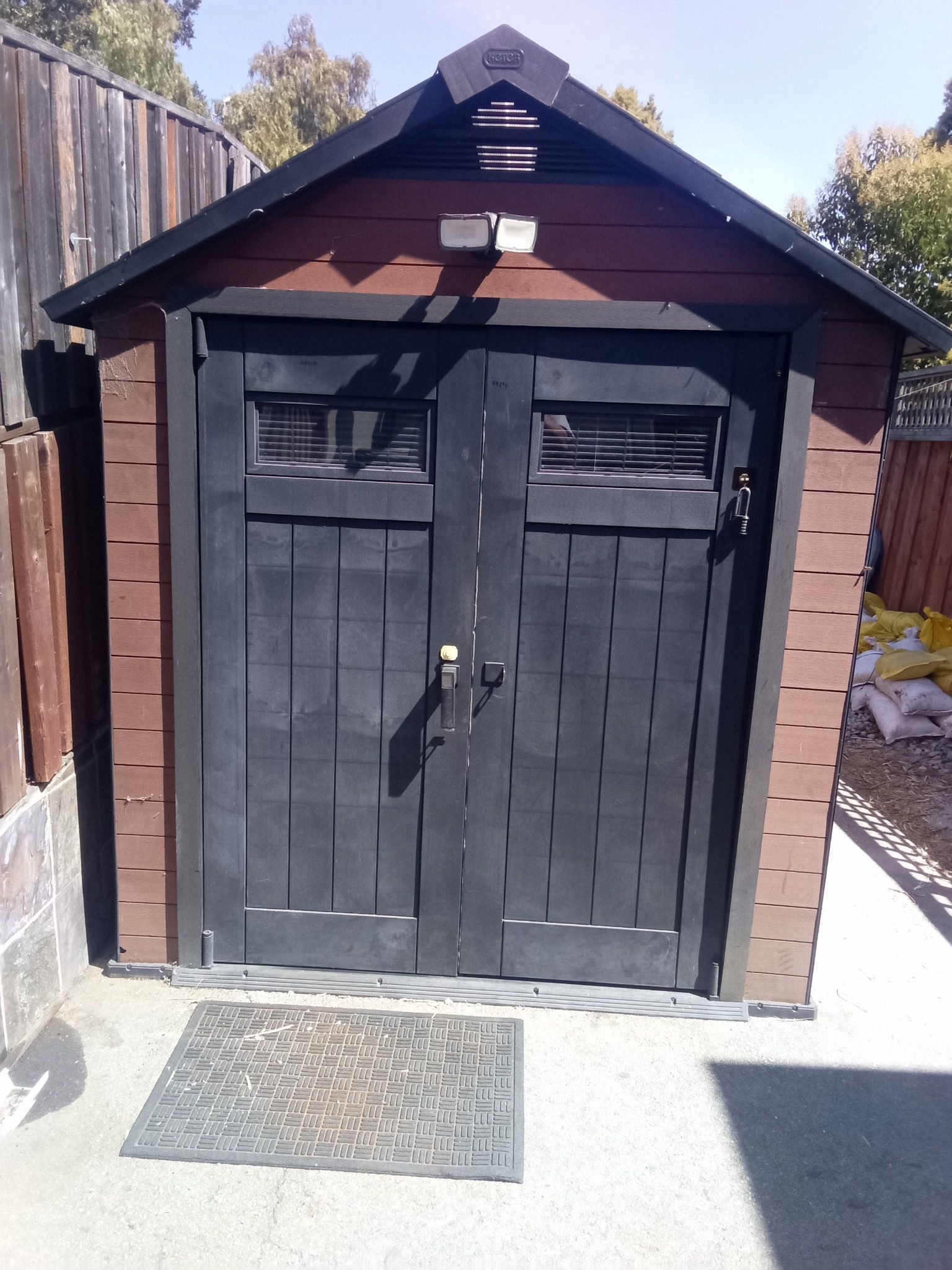 Large Two Door Shed