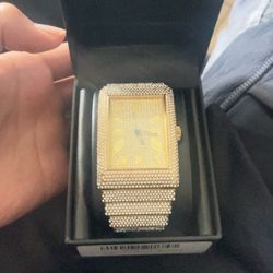 ice star luxury men watch 14k