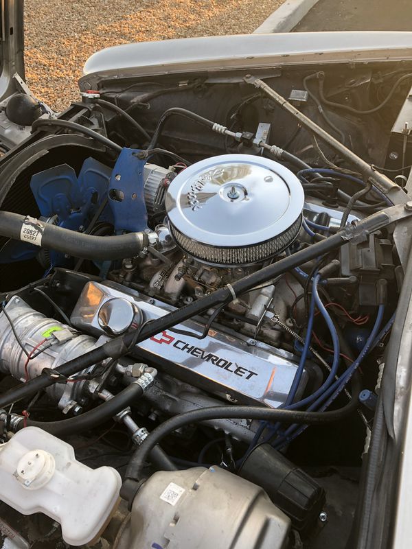 Chevy 350 small block engine, with Turbo 350 transmission ...