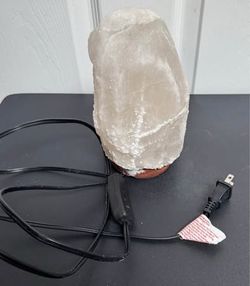 White Himalayan Salt Lamp just $10