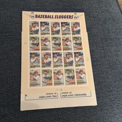 Baseball Sluggers Stamps